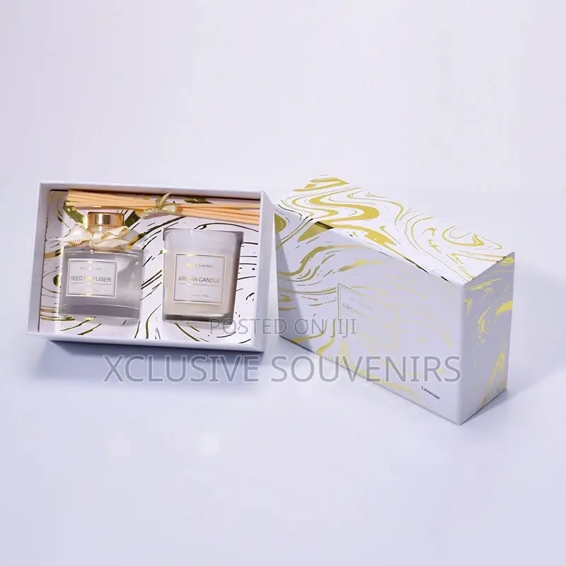Reed Diffuser + Scented Candle Set