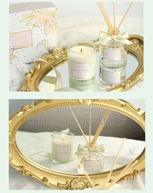 Reed Diffuser + Scented Candle Set