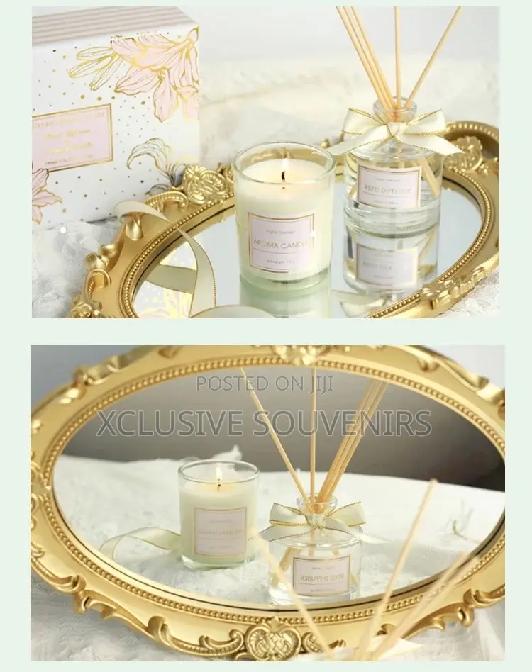 Reed Diffuser + Scented Candle Set