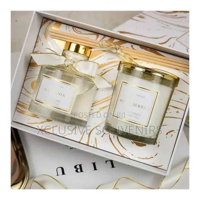 Reed Diffuser + Scented Candle Set
