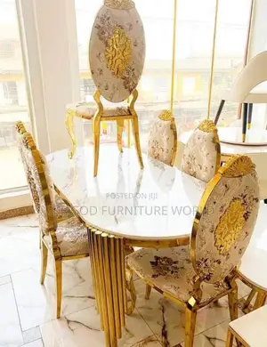 6seater Imported Turkish Royal Marble Dining Table