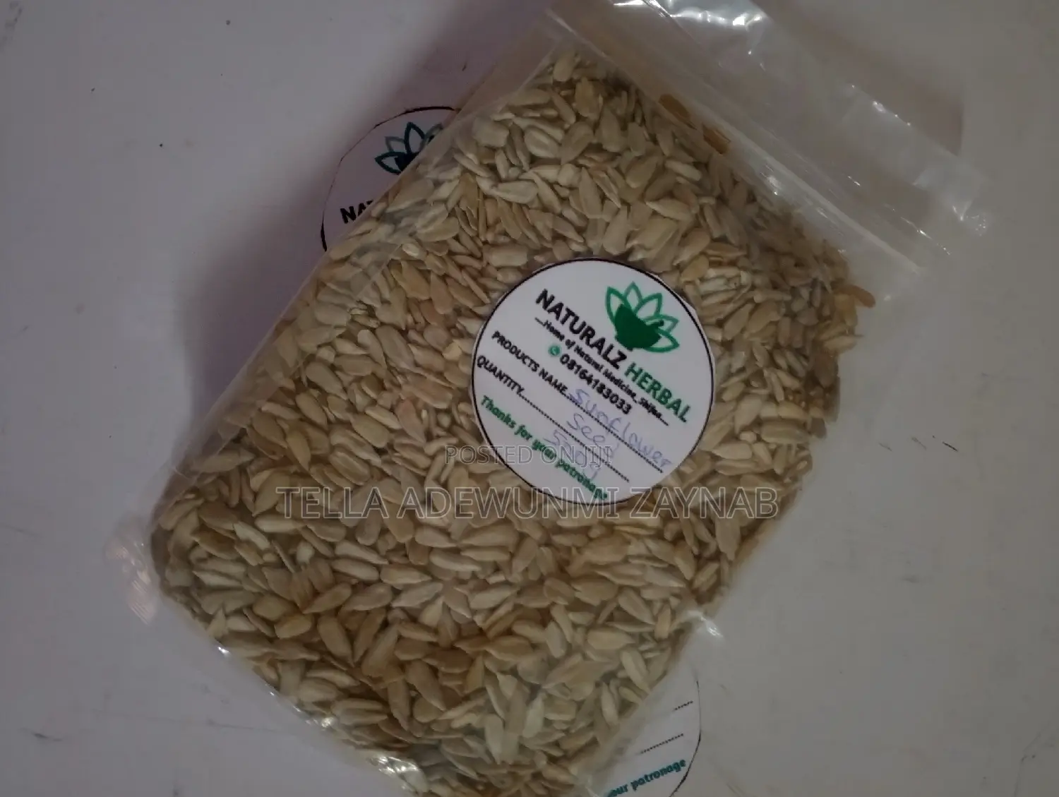 Peeled Sunflower Seeds (500g)
