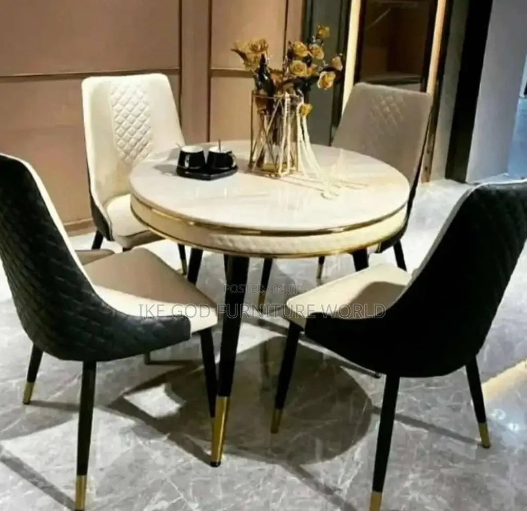 4seater Imported Turkish Marble Dining Table