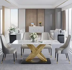 6seater Imported Turkish Marble Dining Table