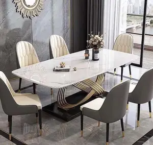 6seater Imported Turkish Marble Dining Table