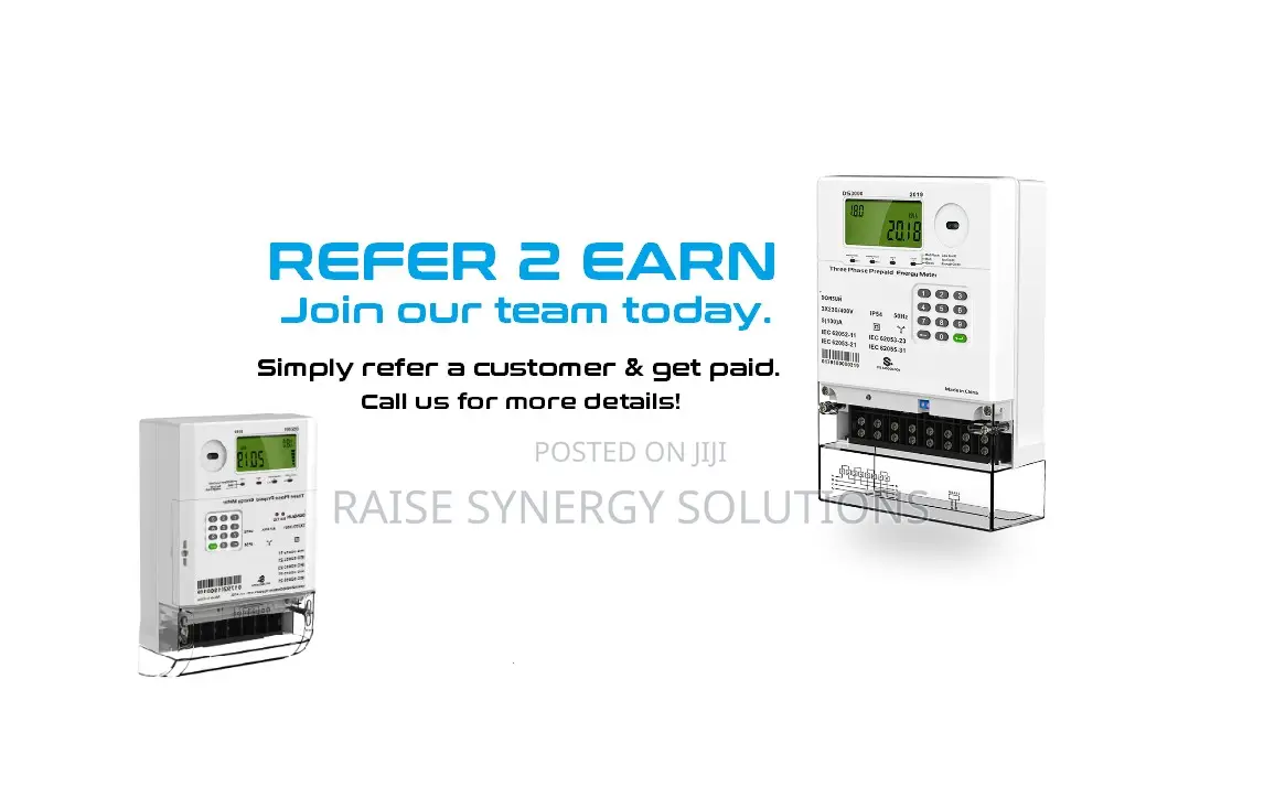 Refer to Earn With Our Energy Prepaid Meter