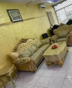 7seater Imported Turkish Royal Fabric Sofa Chair