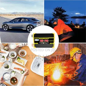 4000watts Portable Inverter Converts 12V DC to Usable AC
