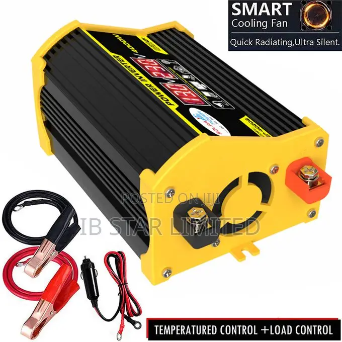 4000watts Portable Inverter Converts 12V DC to Usable AC