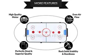 Foldable 5feet Electric Air Hockey Game Table or Board.