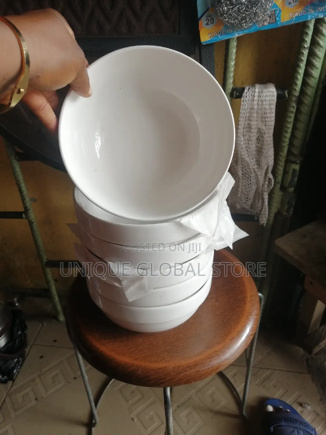 Set of Breakable Bowl Plate