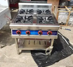 Stainless Four Burner Gas Cooker