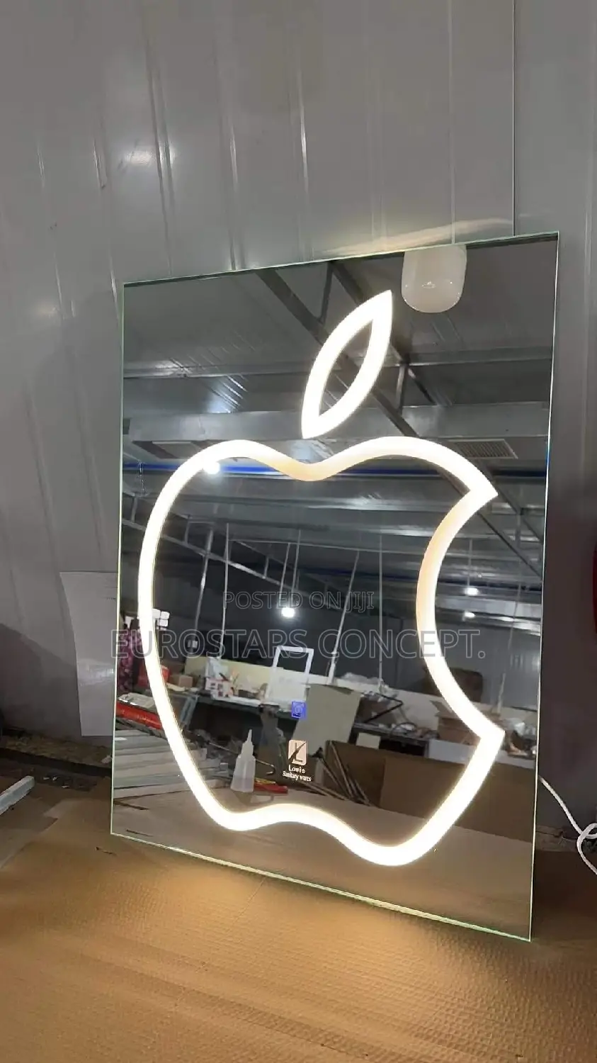 Apple Design LED Lights Mirror