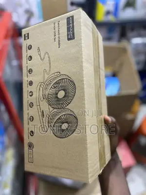 Konfulon Twin-Head Rotatable in-Car USB Fan S