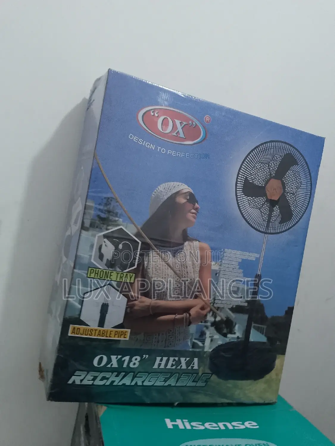 Rechargeable Standing Fan With Remote Control