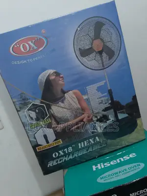 Long Lasting Hours of Cool Breeze Ox Rechargeable Fan
