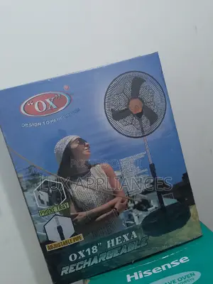 Durable and Convenient Rechargeable Standing Fan