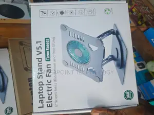 Laptop Stand With Electric Cooling Fan