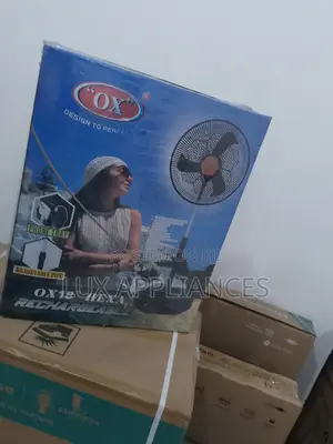 Low-Noise Hexa Standing Rechargeable Fan