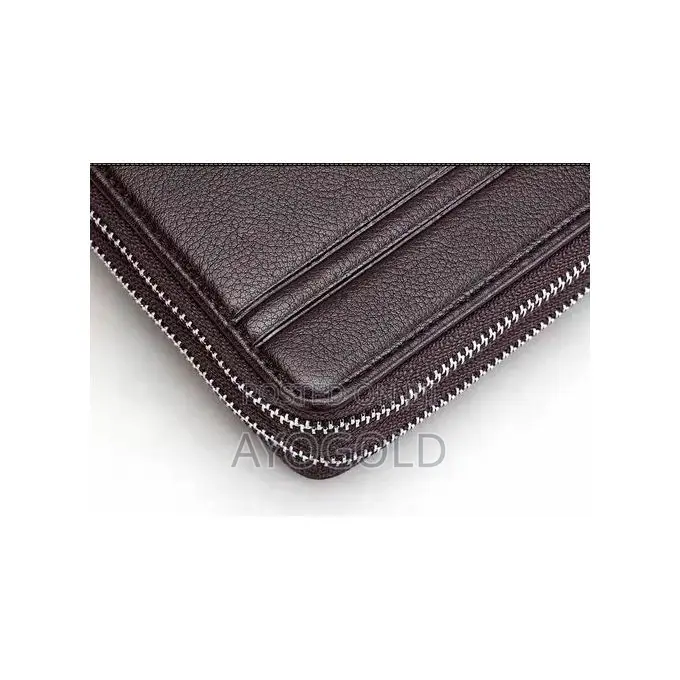 Executive Men Pure Leather Wallet + Hand Strap