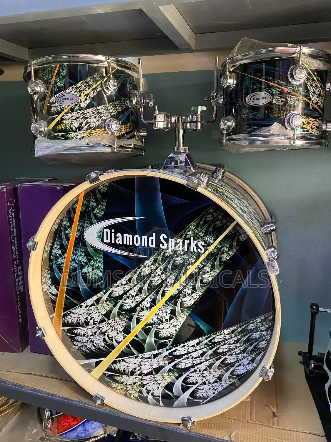 5 Set Professional Drum 