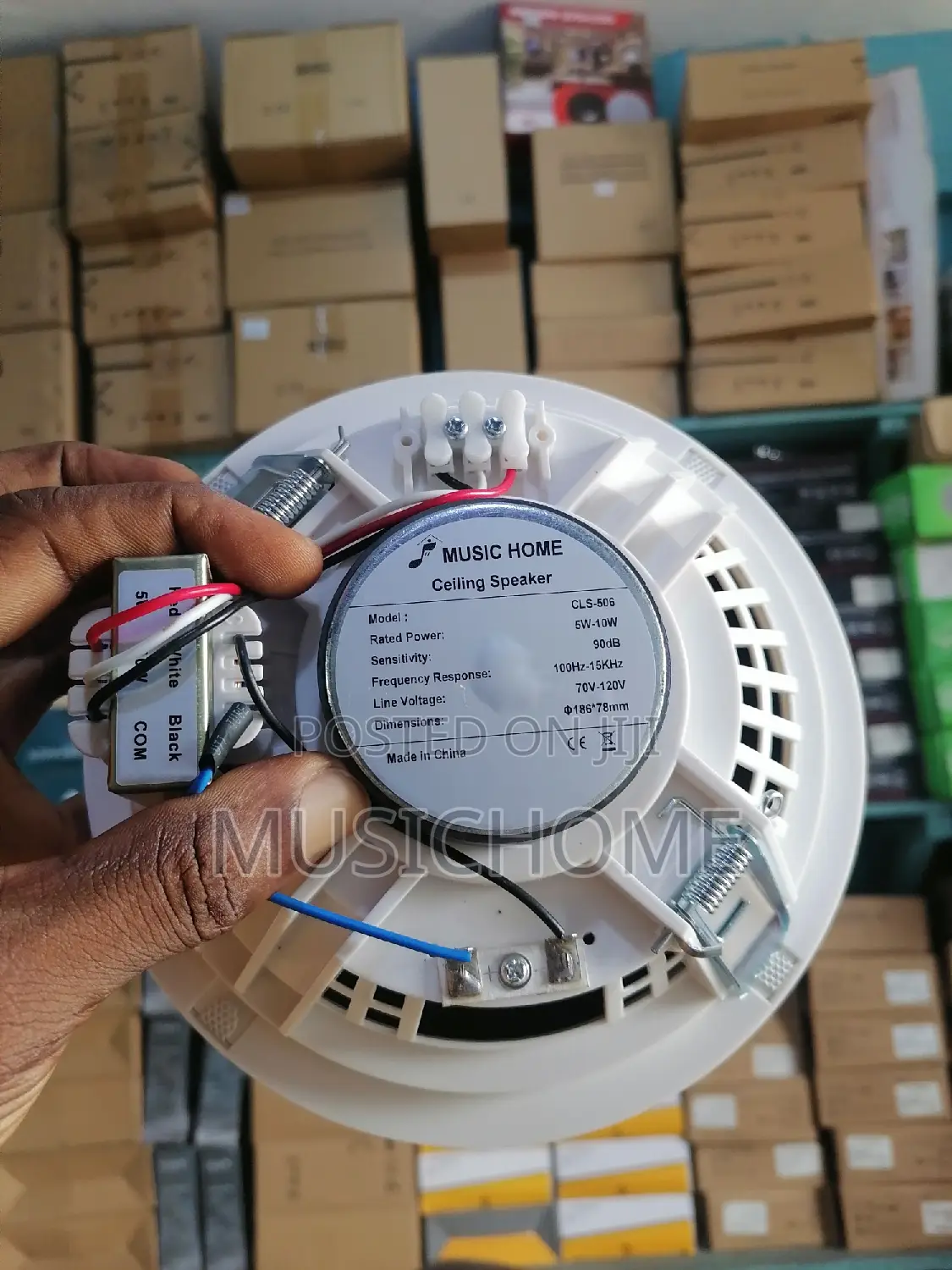 10W Frameless Easy to Install Ceiling Speaker