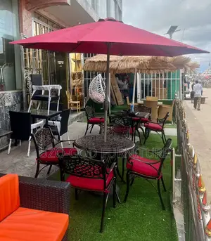 High Quality Wrought Iron Chairs and Table