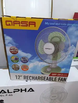 GASA 12 Inches Rechargeable Fan