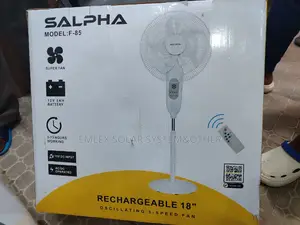Salpha 8 to 16hours Solar Reachable Fan.