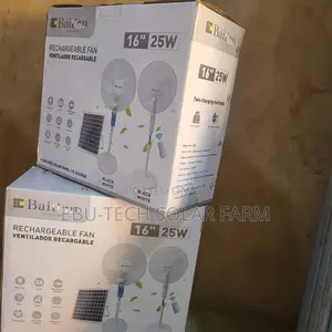 Solar Rechargeable Fan 16inches