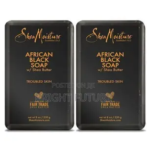 Photo - Shea Moisture African Black Soap Bar- 8oz X 2pcs
