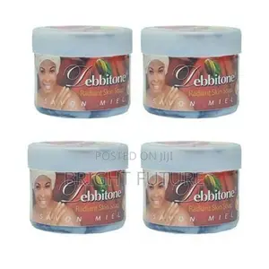Photo - Debbitone Herbal Radiant GHANA Black Soap - 4PACKS