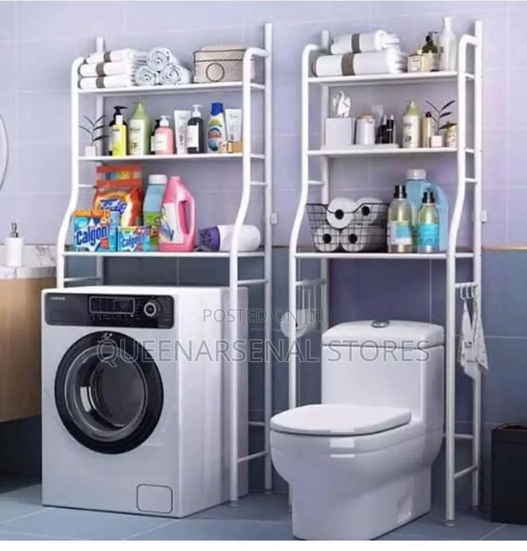 Toilet Rack Available in Black and White