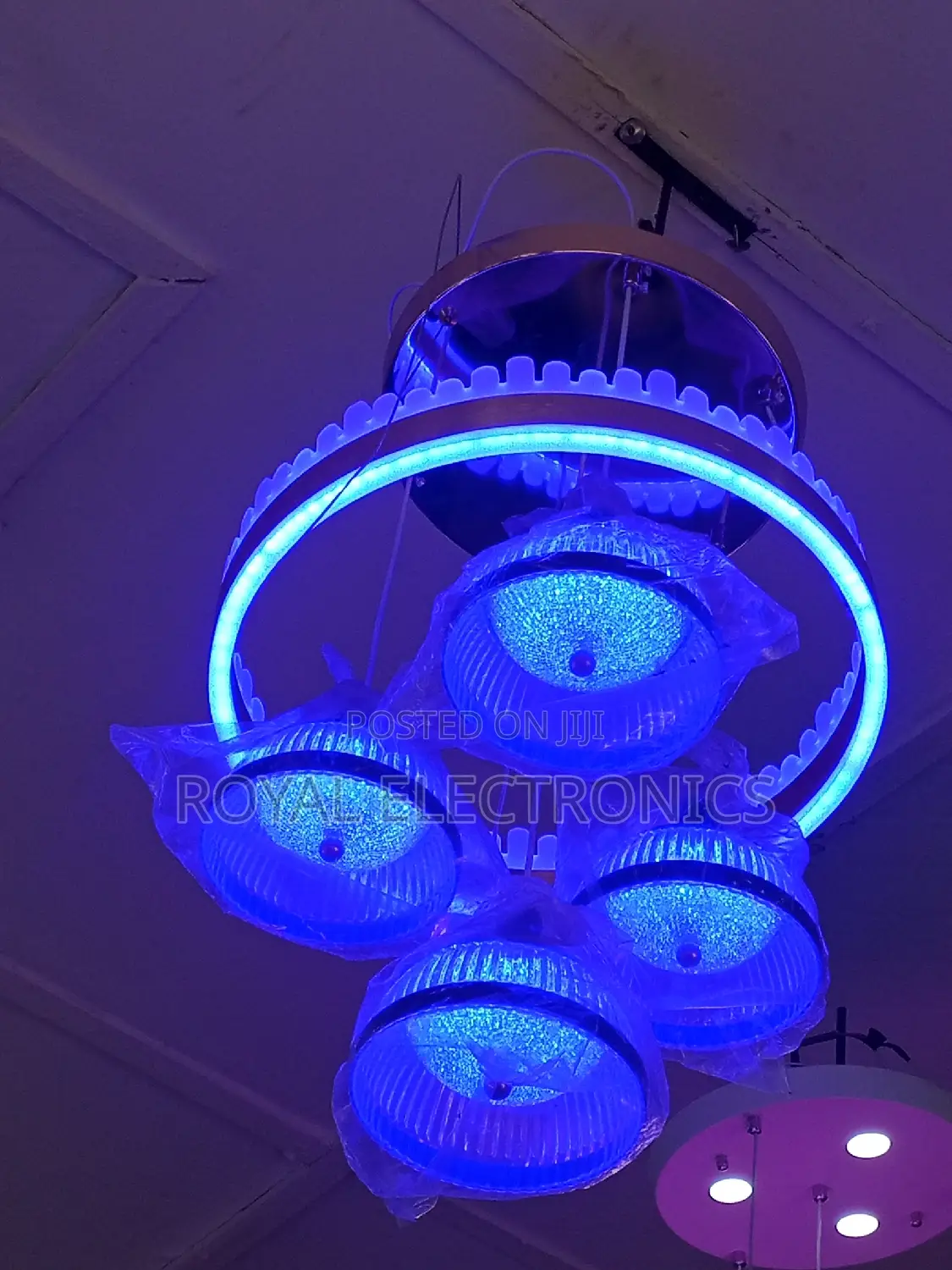 Multifunction 4-Box Multicolor Dropping Chandelier Light