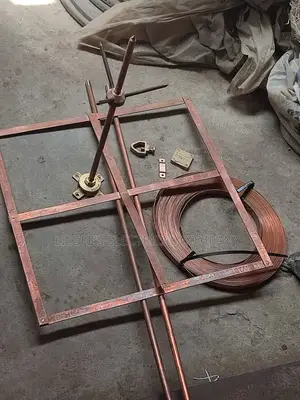 Thunder Arrestor, Copper Tape, Earth Rod And Earth Mat