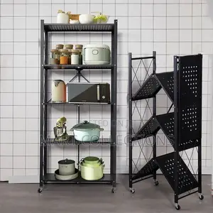 5 Layers Foldable Kitchen Shelf Racks 5 Layers Foldable Rack