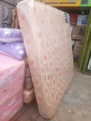 6 by 6 by 8 Inches Green Earth Semi Orthopedic Mattress