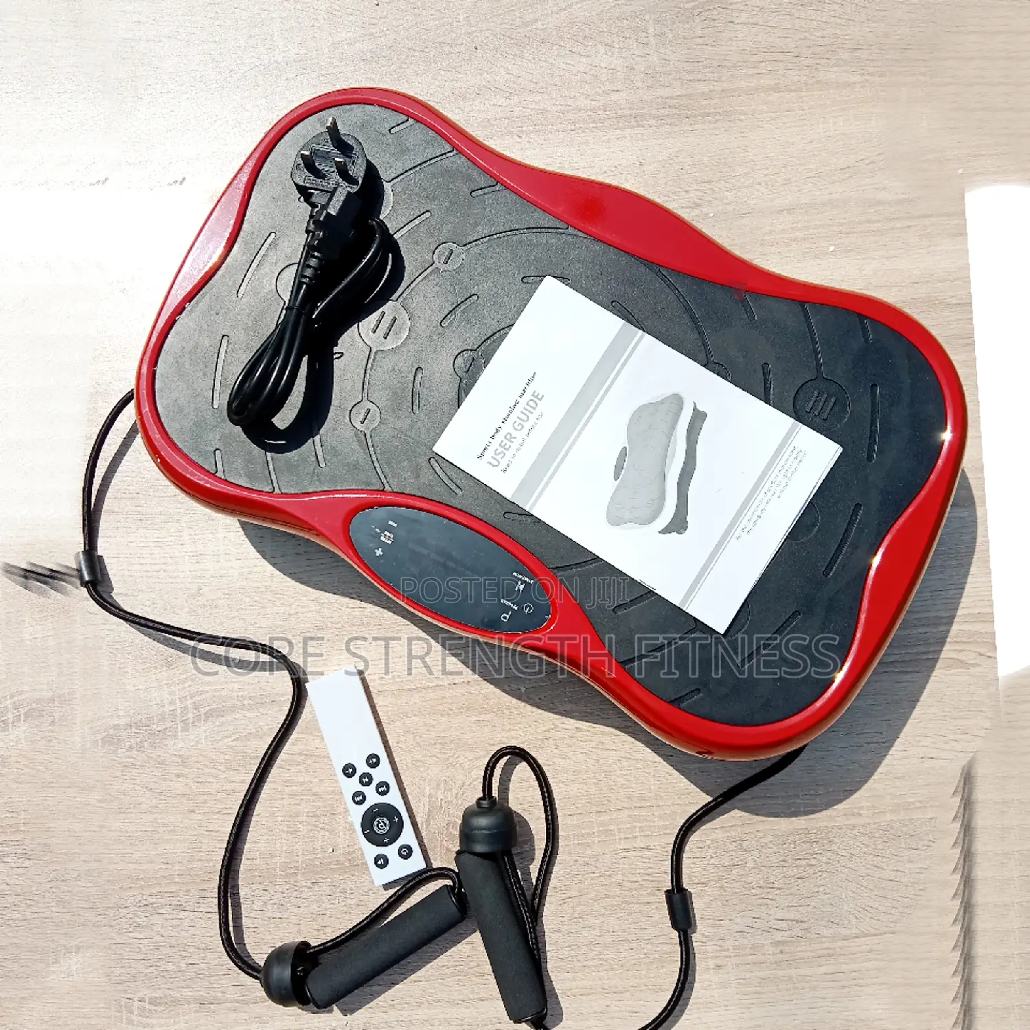 Whole Body Massage Plate, With Resistance Pull Ropes .