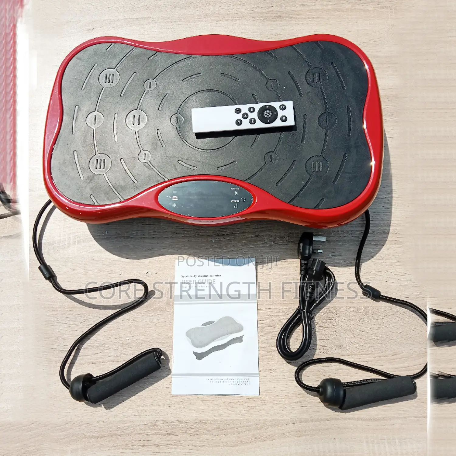 Whole Body Massage Plate, With Resistance Pull Ropes .