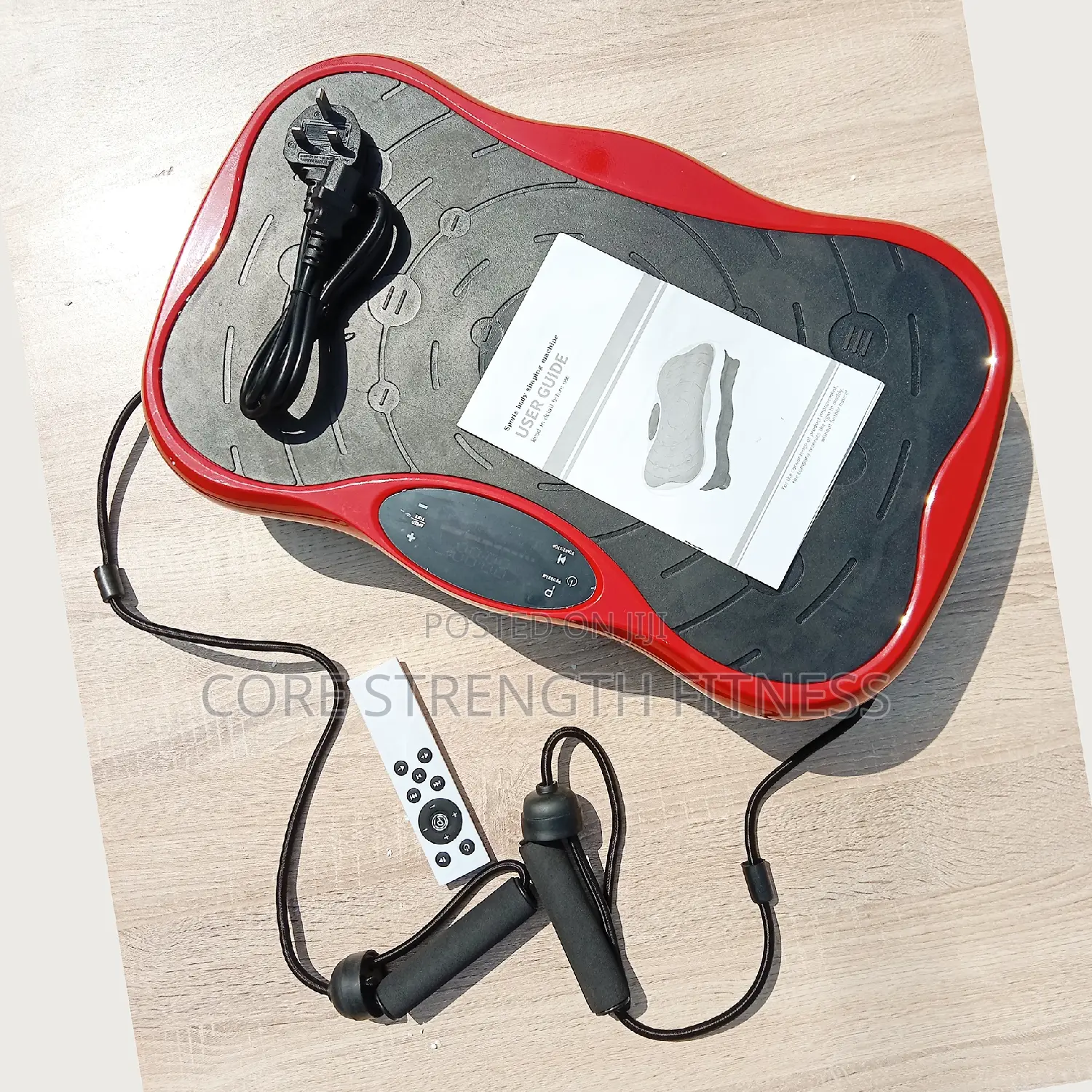 Whole Body Massage Plate, With Resistance Pull Ropes .