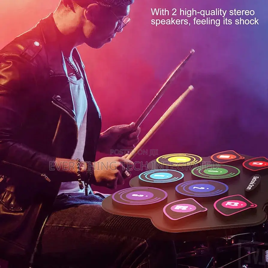 Electric Drum Sets for Adults Foldable Electronic Drum Set