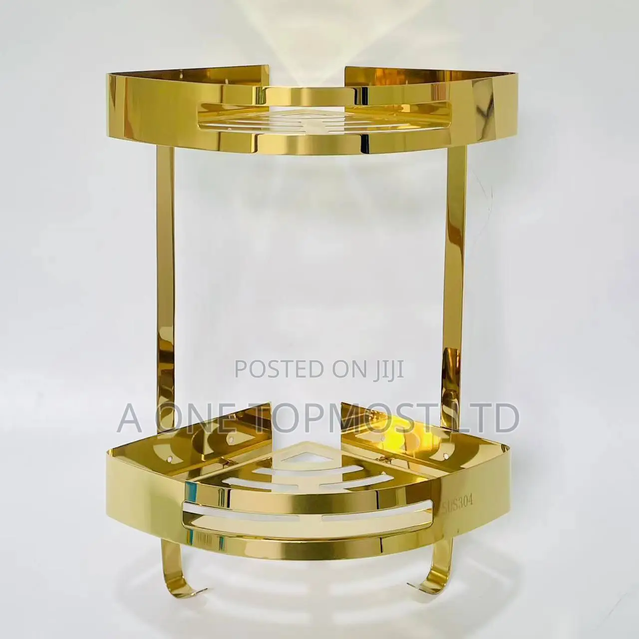 Gold Corner Shelf