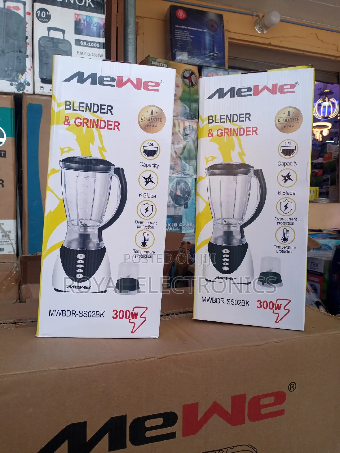Best Released Mewe(MWBDR-Ss02bk) 300W Blender and Grinder