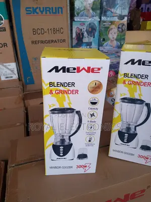 Powerful Mewe(MWBDR-Ss02bk) 300W Blender and Grinder
