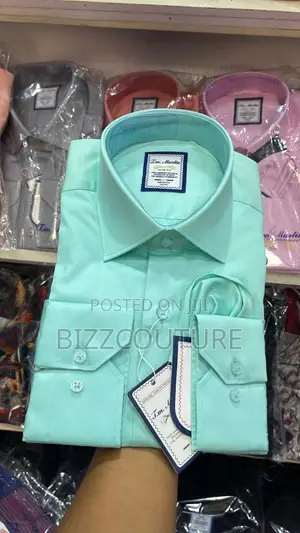 Original Italian T.M. MARTIN Plain Shirts Available in Store