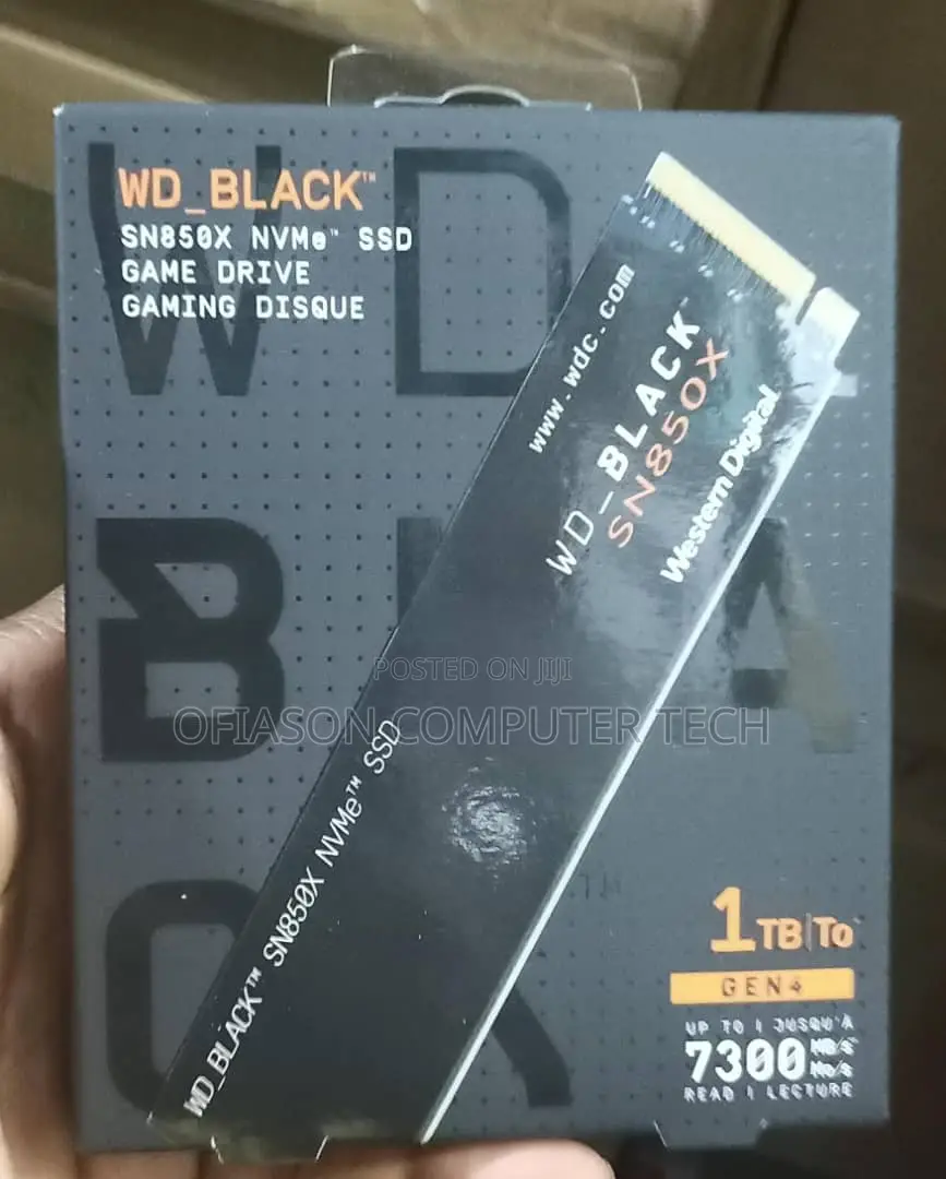Wd Black Ns850x Nvme Ssd 1tb
