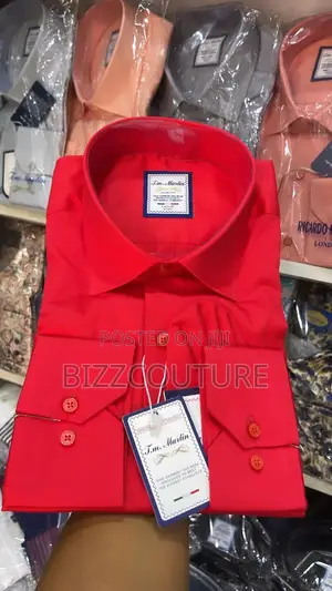 Original Italian T.M. Martin Plain Shirts Available in Store