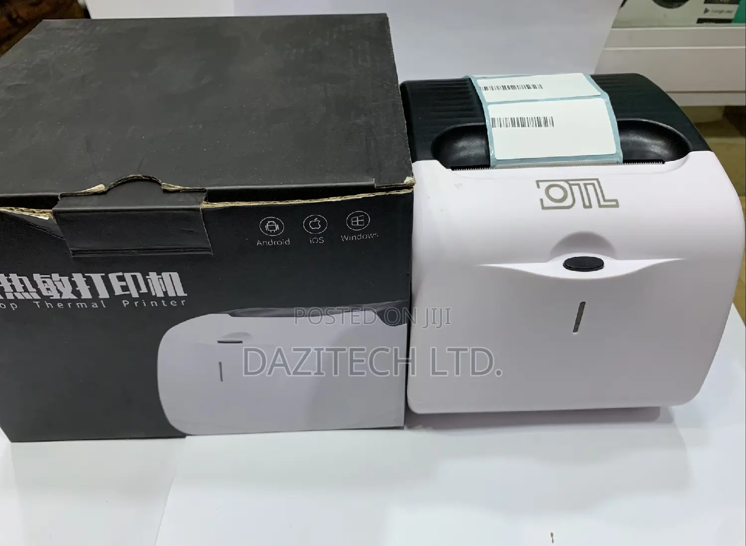 DTL Bluetooth and USB Barcode Printer