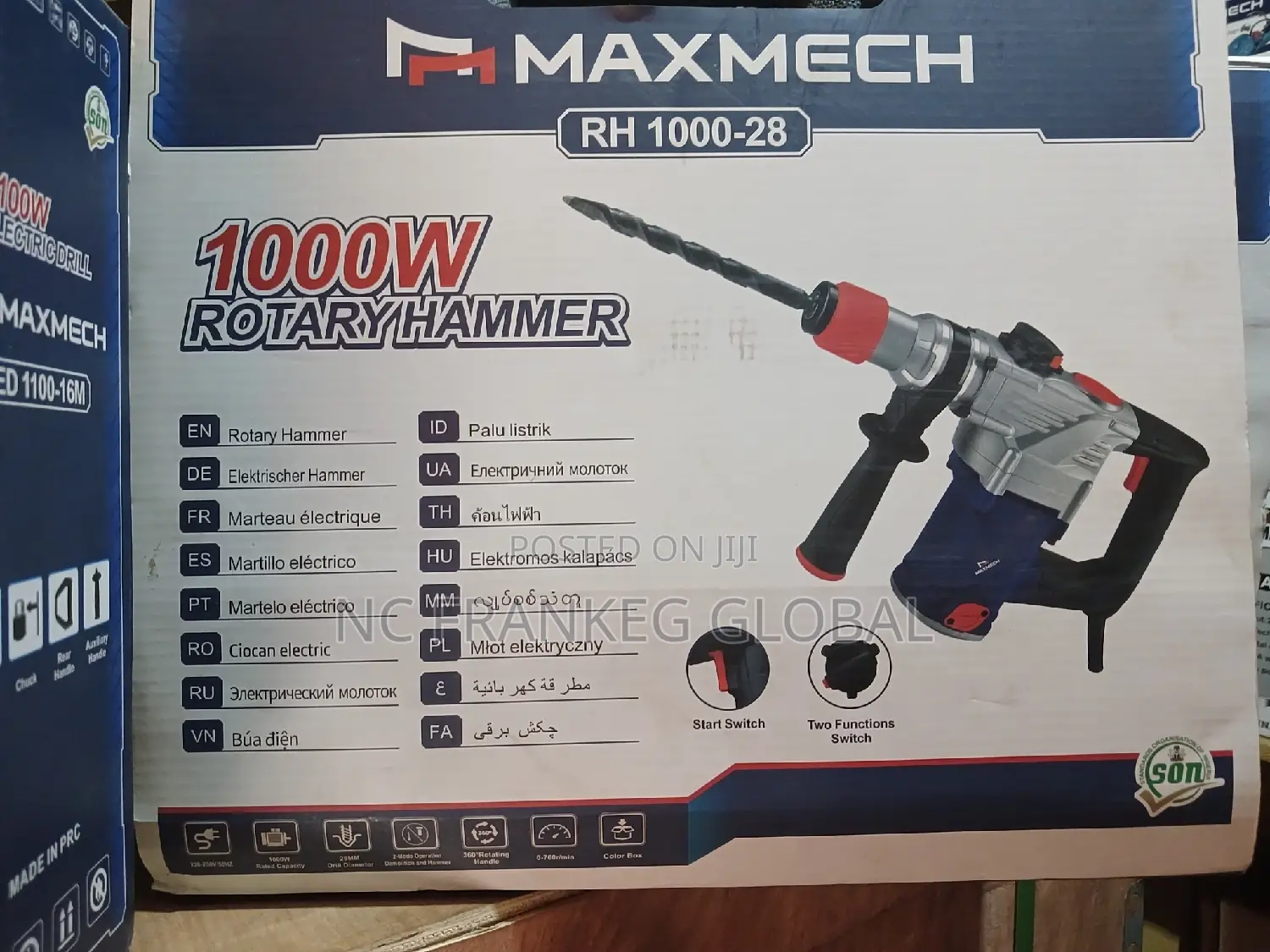1000w Rotary Hammer