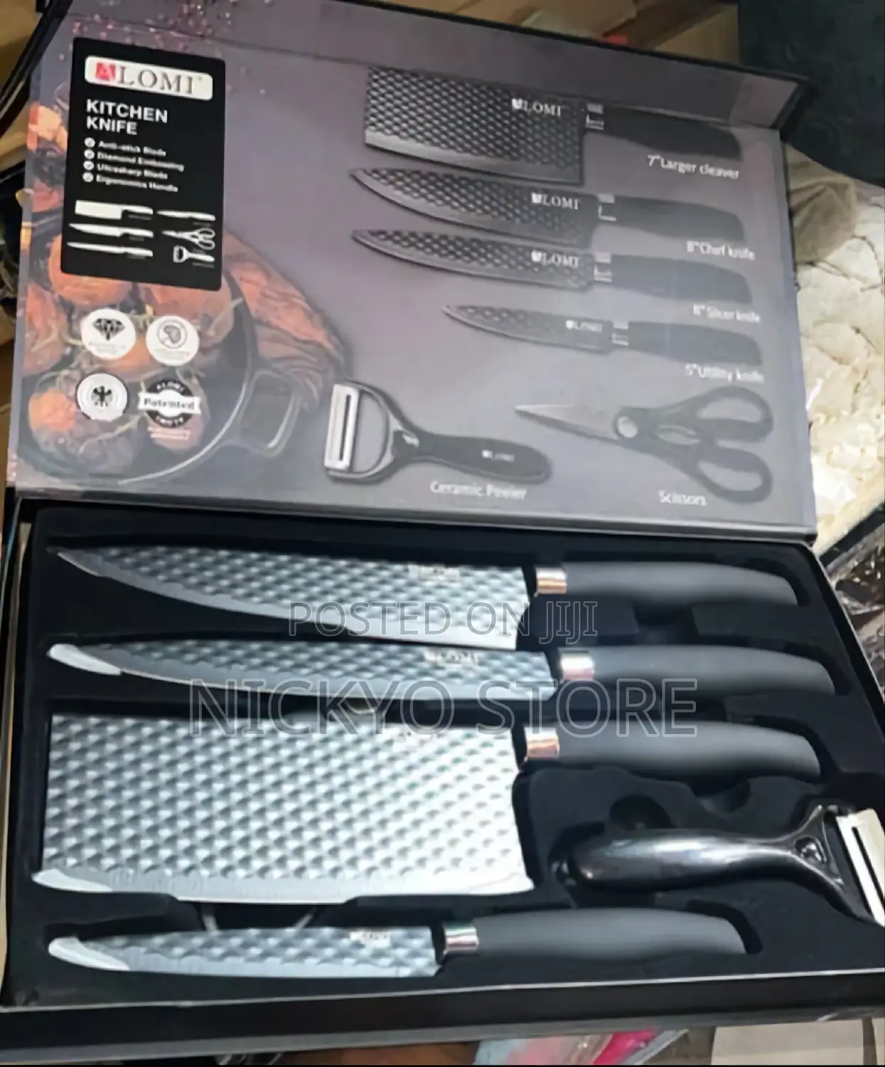 6 Pieces Professional Kitchen Knives Set